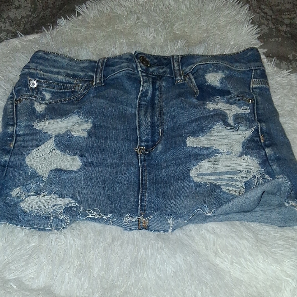 American Eagle Outfitters Blue Denim Skirt